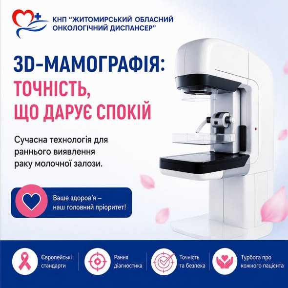 3D-мамографія: Точність, що дарує спокій 3D-мамографія: Точність, що дарує спокій