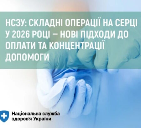 НСЗУ: складні операції на серці у 2026 році — нові підходи до оплати та концентрації допомоги
